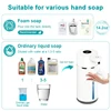 420ML Automatic Foaming Soap Dispenser 4 Gear Infrared Sensor USB Rechargeable Sanitizer Dispenser Wall Mounted IPX6 5