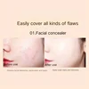 Waterproof Full Coverage Concealer for Tattoos Scars Long Lasting Cover Up Natural Finish Foundation for All Skin Tones & Types 6