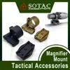 SOTAC Tactical Low Mount Combo For Red Dot Sight 30X Magnifier At 0.9in Optical Centerline Height 1