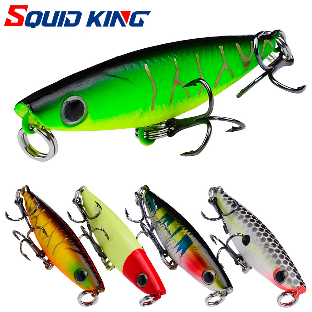 

7cm 12g Popper Fishing Lure Hard Artificial Bait Topwater with 2 Treble Hooks Carp Fishing Lures Wobbler Crankbait Pesca