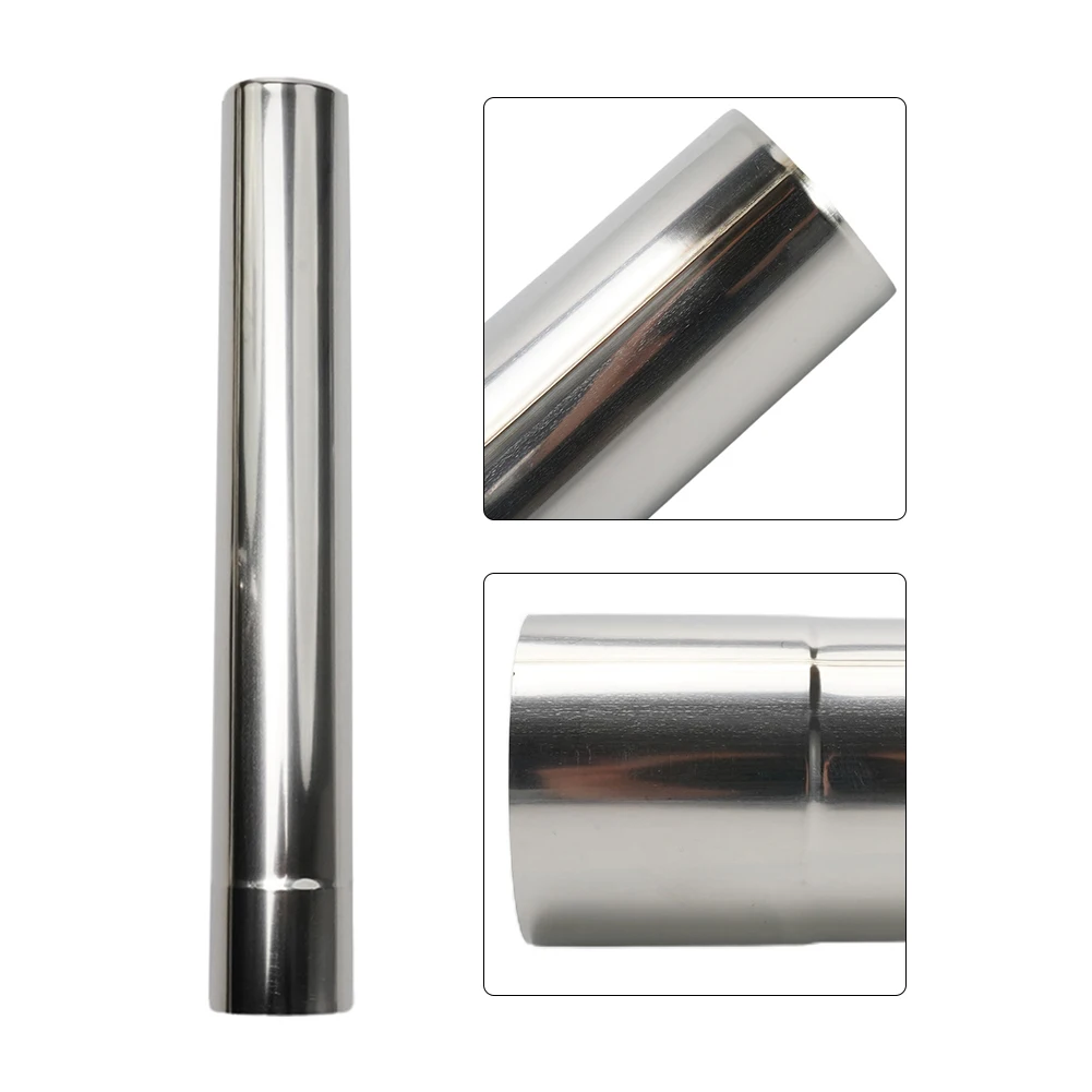 

60mm Dia Stainless Steel Flue Stove Pipe Chimney Liner Straight Type Wood Stoves Heater Exhaust Pipe 30/40cm Length