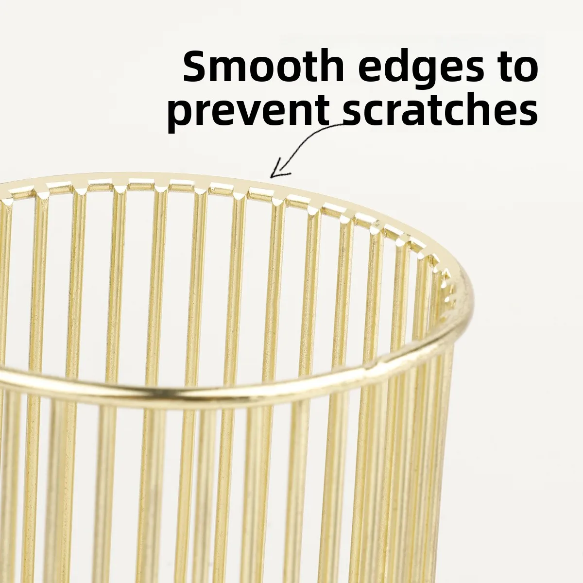 1 금속 철 메이크업 브러쉬 보관함/사무용품 보관 바구니/스테인레스 스틸 다기능 보관함