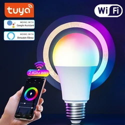 Smart WiFi Dimmable LED Bulb with App and Voice Control - 15W (Tuya Wifi Bulbs)