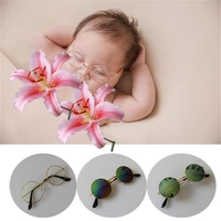 Newborn Baby Girl Boy Flat Glasses Photography Props Gentleman Studio Shoot Clothing Accessories 2