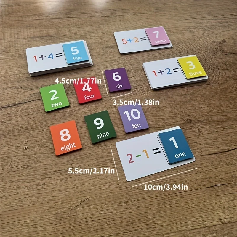 Children's math early education teaching aids, number cognition matching, mathematical operations learning, educational toys
