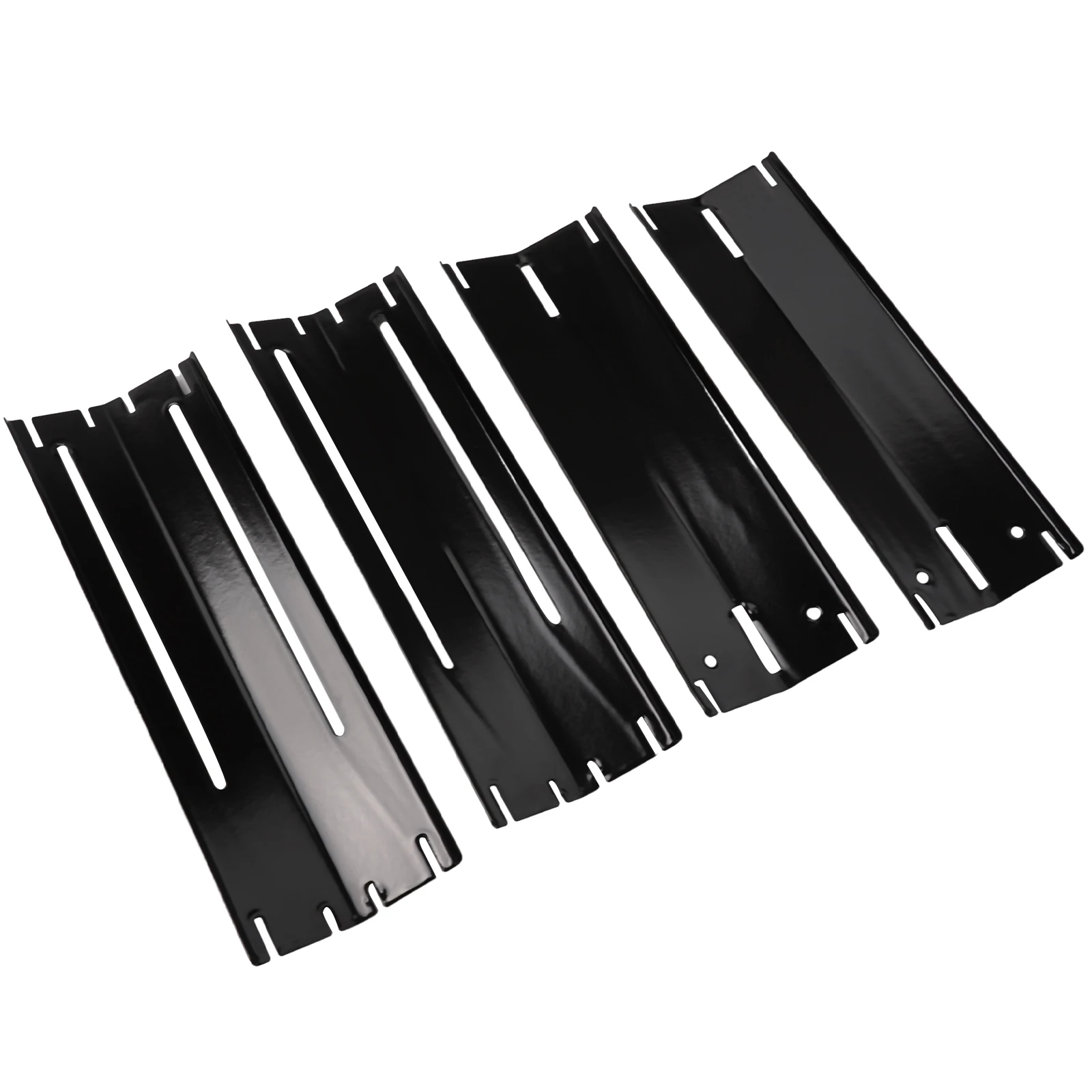 

4Pcs Stainless Steel Heat Plate 3.75inX11.75-21inch BBQ Gas Grill Garden Accessories For Outdoor Cooking Barbecue Replacement