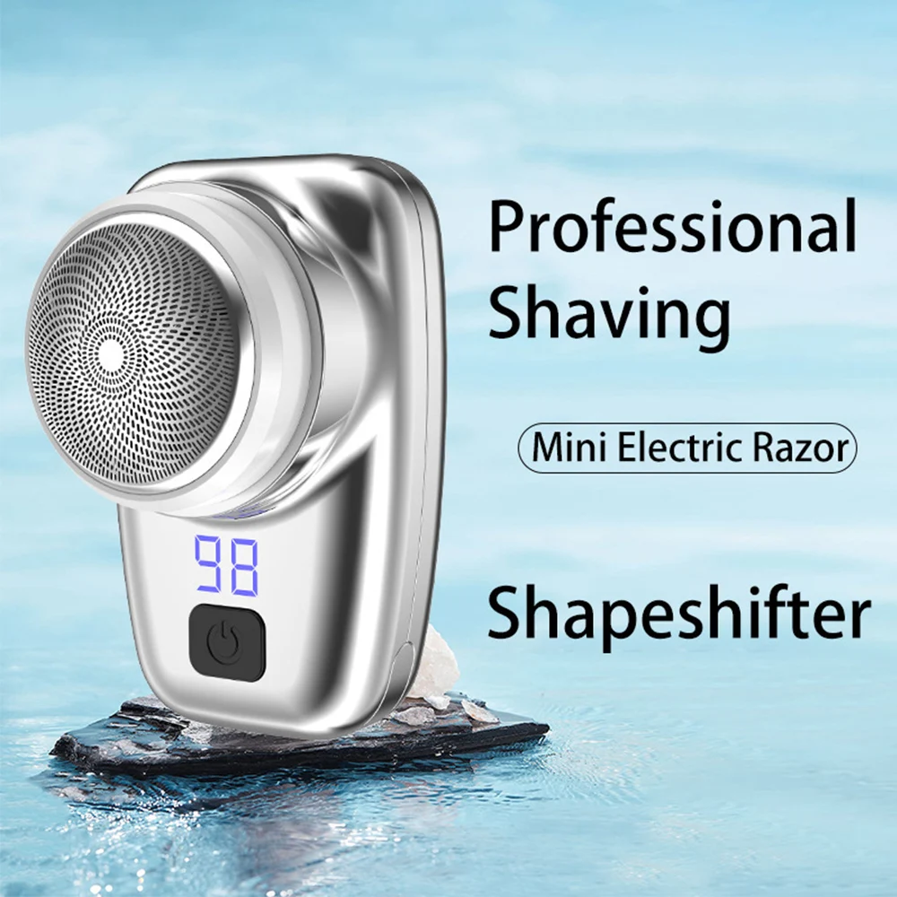 Mini Shaver Portable Electric Shaver Rechargeable Beard Trimmer Pocket Electric Razor Shaving Machine For Men Wet And Dry Use