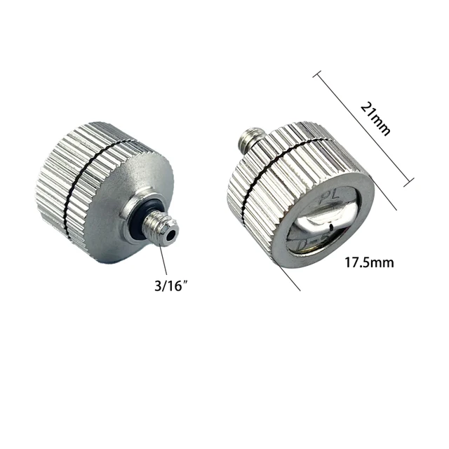 1 Pc Sárgaréz 3/16 "Alacsony Nyomású Ventilátor Alakú Ködös Fúvókák - Image 2