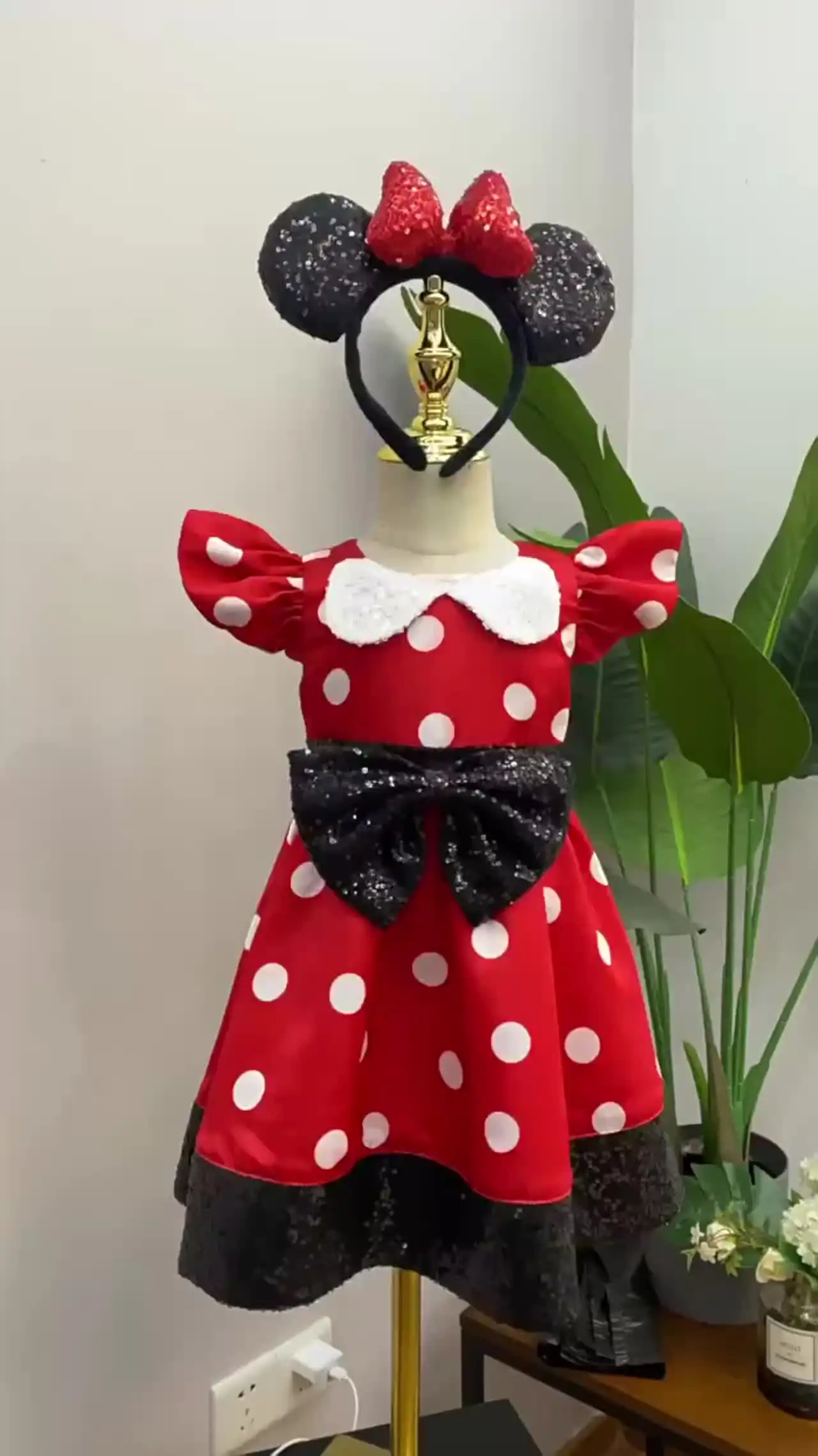 princess polly baby blue dress x Lasr exclusive Disney Minnie Mouse Dress Mini Backpack