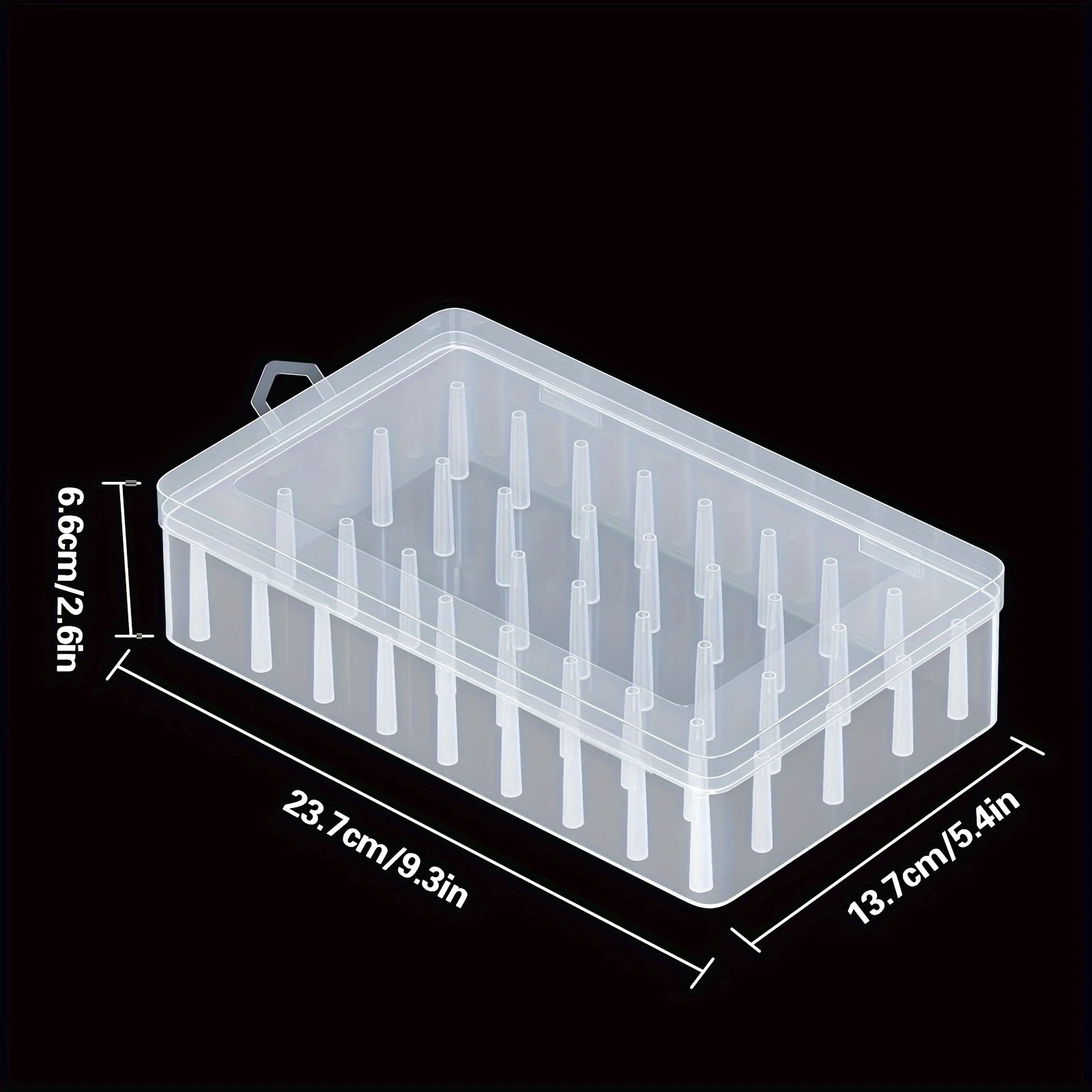 Storage Box Plastic Storage Box Storage Container 42 roll sewing thread storage box transparent PP plastic embroidery sewing set storage box portable large capacity