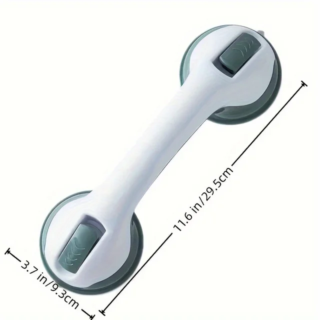 Maniglia per doccia grande antiscivolo 1/2 pezzi per bagno Maniglia di aspirazione in vetro senza tracce senza punzonatura Potente impugnatura di aspirazione 6