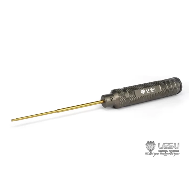 LESU 1,5 2,0 2,5 3,0 mm Sechskant-Schraubendrehergriff, abnehmbares Metallwerkzeug, Universal RC für Tamiya LKW-Bagger-Lader-Modell – Detail 3