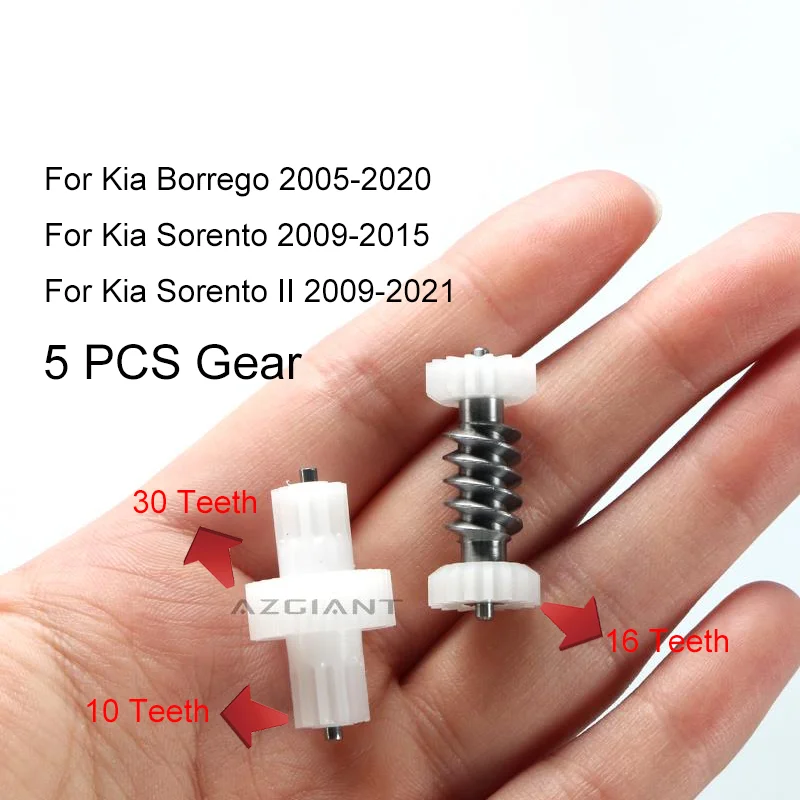 

5 PCS For Kia Borrego Sorento II 2009-2015 Car OEM Wing Mirror Folding Inner Power Gear Repair Core High Quality Accesseries