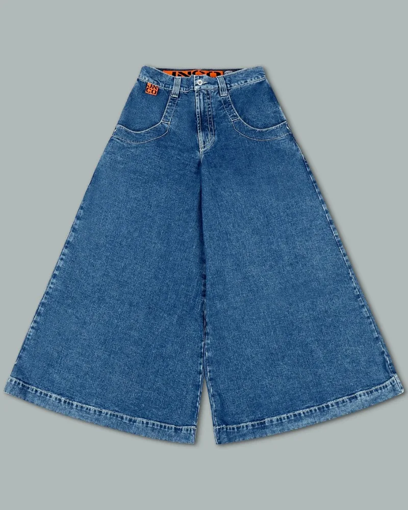 JNCO 헐렁한 청바지, 미국 힙합 스트리트웨어, 대형 포켓 청바지, 하라주쿠, 와이드 레그 팬츠, 고딕, 신상 청바지, Y2K