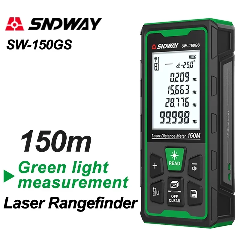 Laser Rangefinder Green Laser Distance Meter Digital Rangefinder 150m 100m 80m 50m Measuring Tape Electronic Level Ruler Measuring Tool,laser rangefinder,distance meter