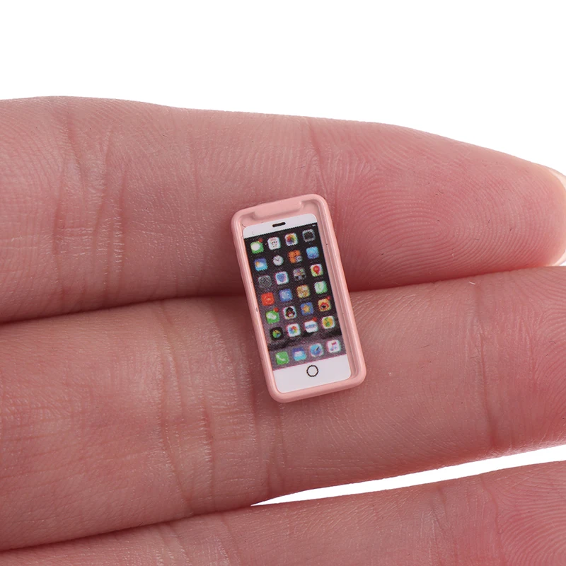 Doll Accessories Mini Resign Mobile Phone Model Simulation Toy for Doll House Decoration 1/12 Dollhouse Miniature