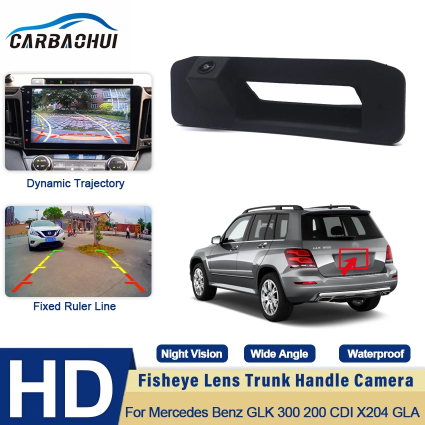 

HD CCD 1080P 170° Car Rear View Camera For Mercedes Benz GLK 300 200 CDI X204 GLA Restyling Facelift Night Vision Vehicle