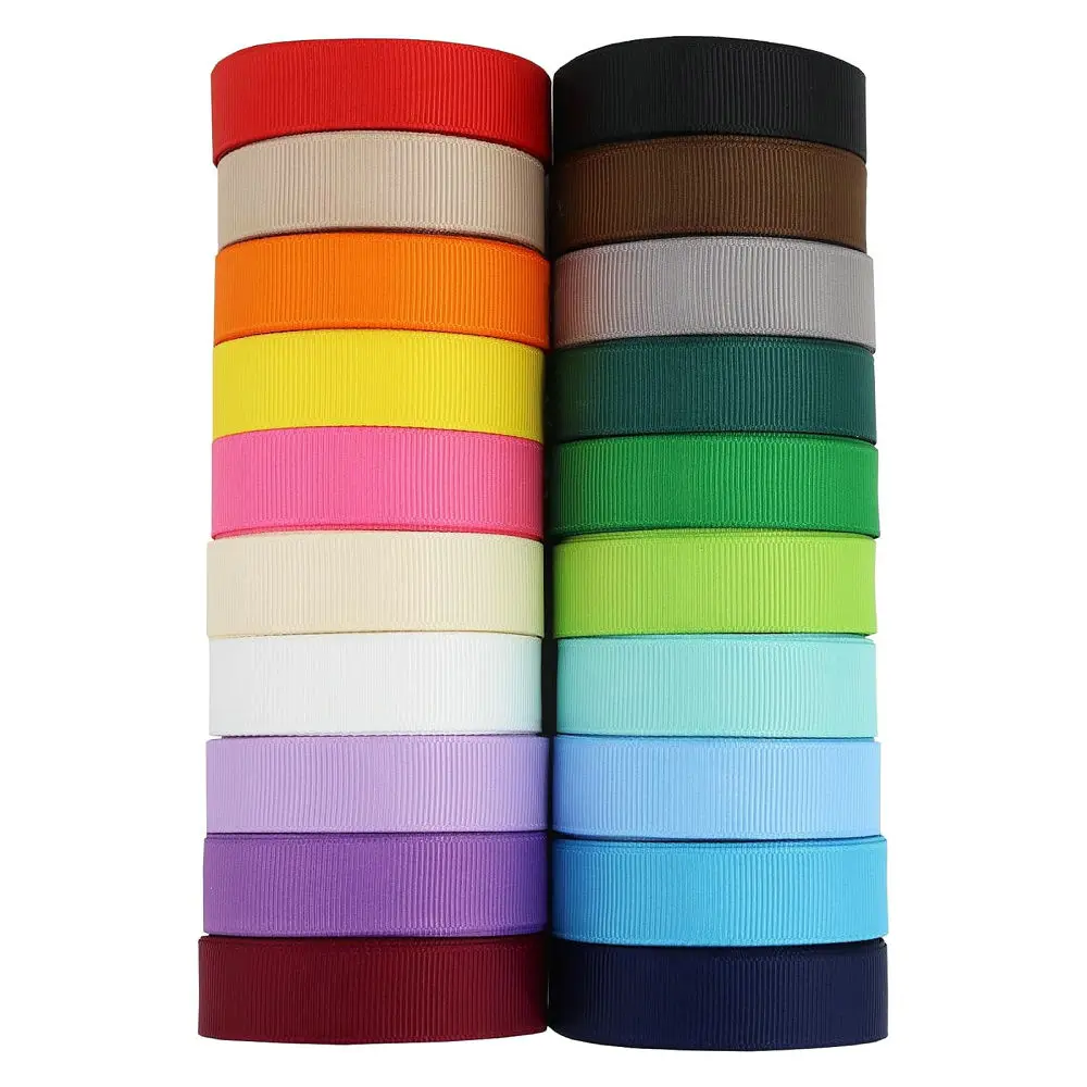 10 Meters Grosgrain Polyester Ribbon for DIY Crafts Gift Wrapping Wedding Christmas Decorations Sewing Supplies Bow Accessories
