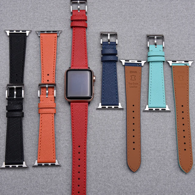Bracelet en cuir texturé pour Apple Watch 49mm 45mm 41mm 44mm 40mm 46mm, compatible avec les séries 10 9 8 7 SE Ultra 2 3 1