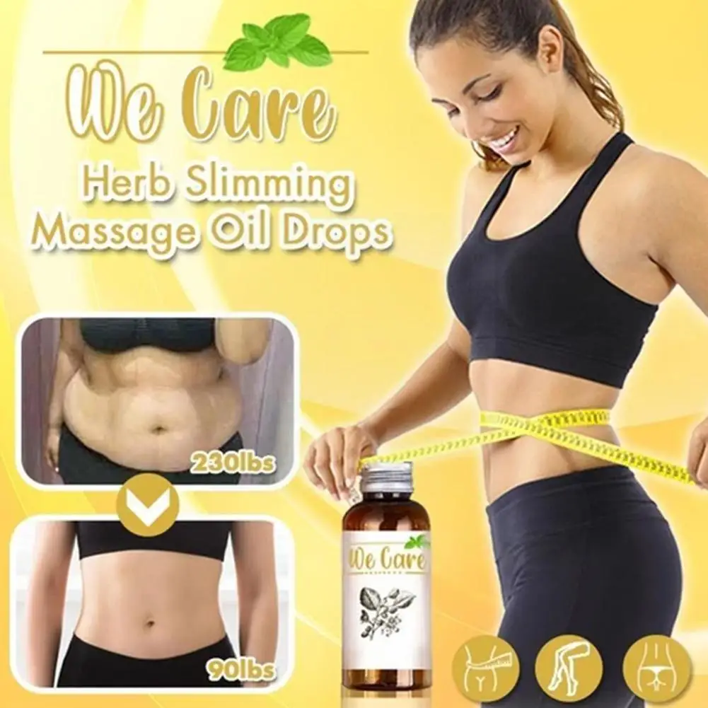 30ml Natural Herbal Slimming Massage Oil Body Weight Shaping Loss Waist Lose Essential X6l8 |