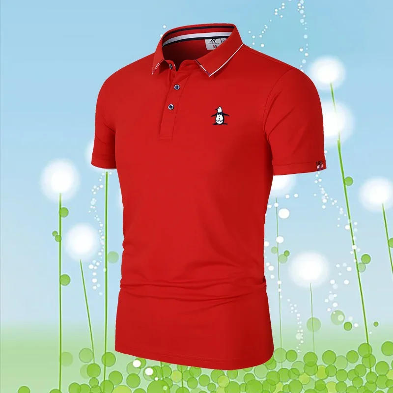 Munsing Wear Men's Summer Polo Fashion Sports Leisure Golf Clothing polo shirt