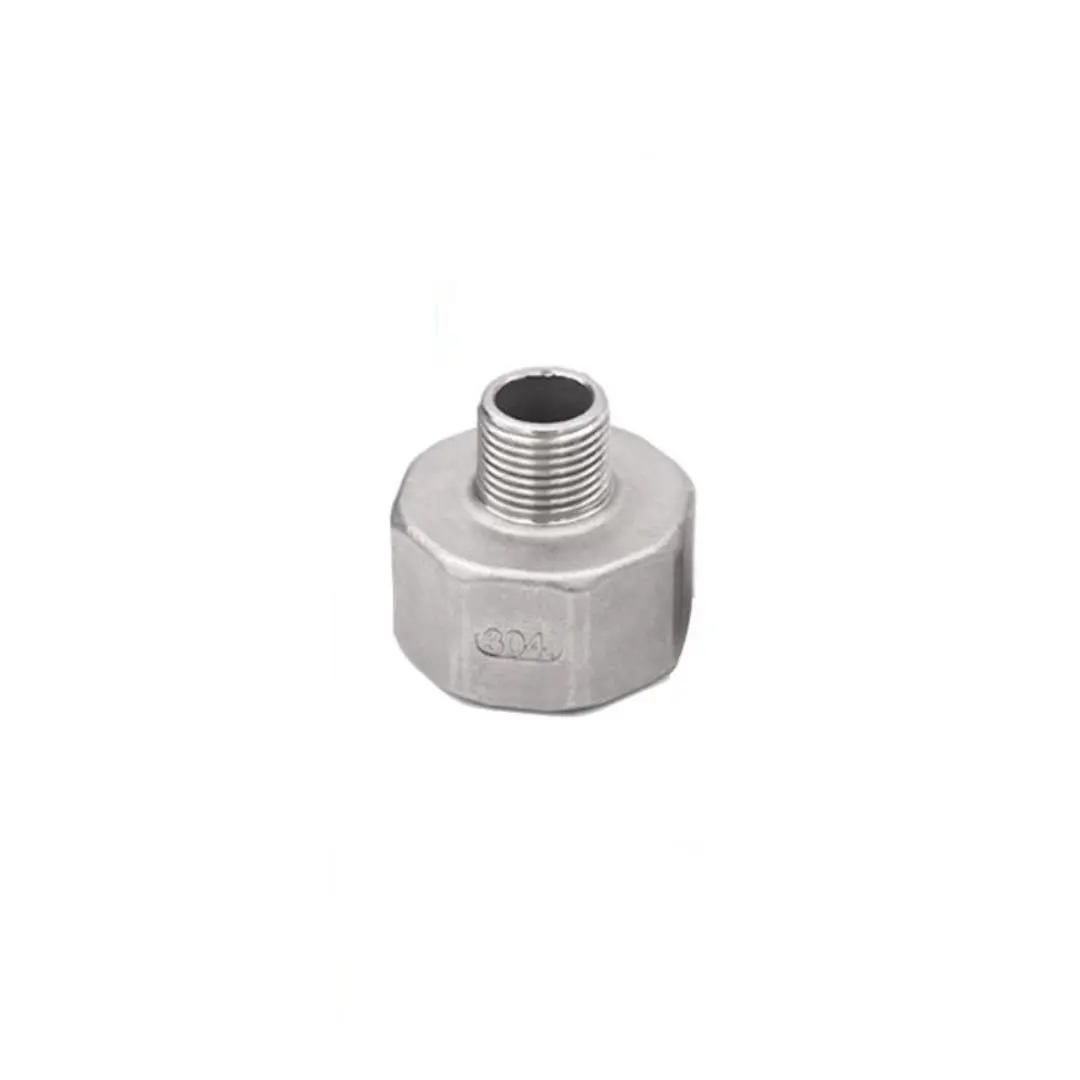 Sourcing Map 304 Stainless Steel Pipe Fitting Reducer Adapter 3/8u2033 NPT