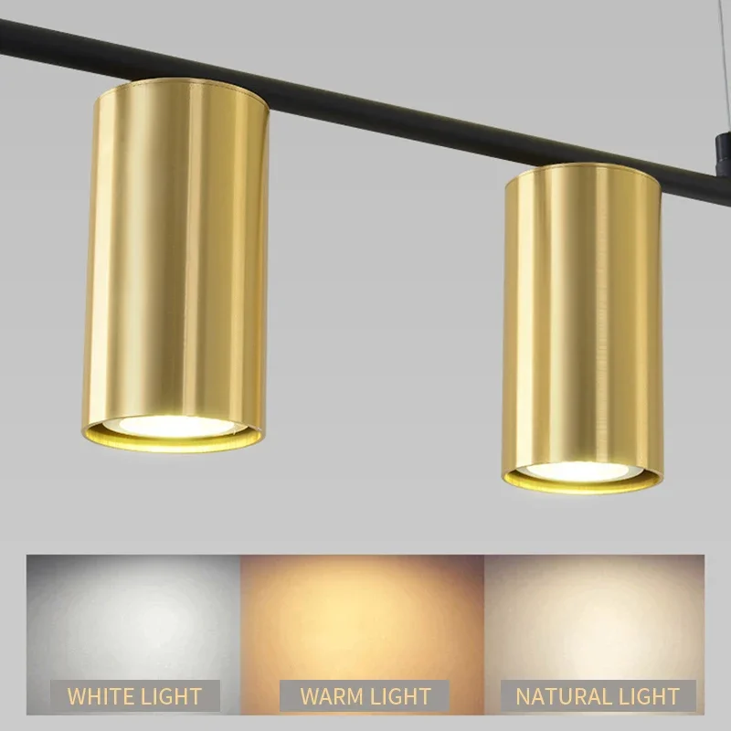 Kitchen Hanging Ceiling Lamps Simple Modern Style Long Chandelier LED Living Room Pendant Light Fixture Dining  Bar Counter Lamp - 6