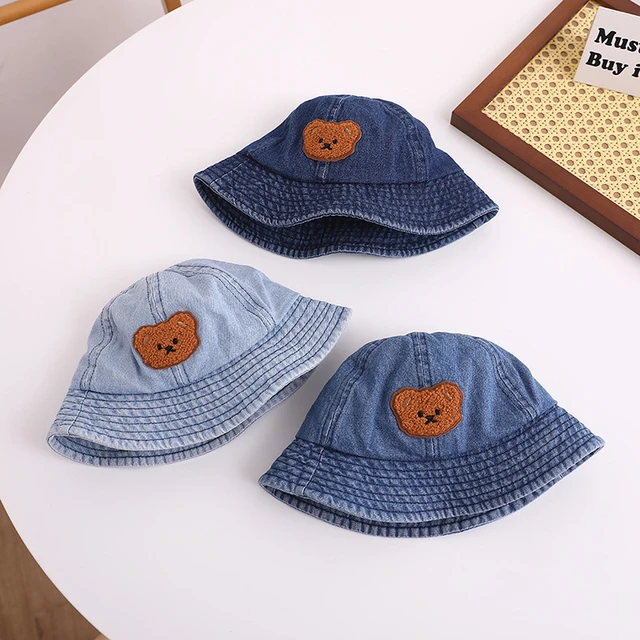 Gorras Sombreros Denim Niños Boina Bebé Sombrero Para Niños Niñas