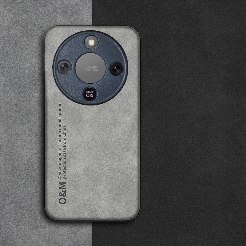 Leather Matte Shockproof Case – Soft Touch Back Cover with Enhanced Grip and Durability