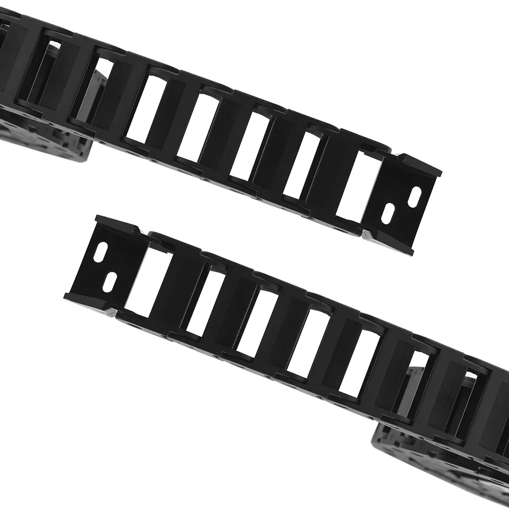 10 x 20mm L1000mm Cable Drag Chain Wire Carrier With End Connectors CNC Route For CNC Router Machine Tools Voron