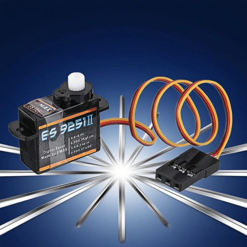 High-Performance Digital Micro Servo with Plastic Gearbox and 0.8kg Torque for 3D Aircrafts Wholesale Dropship