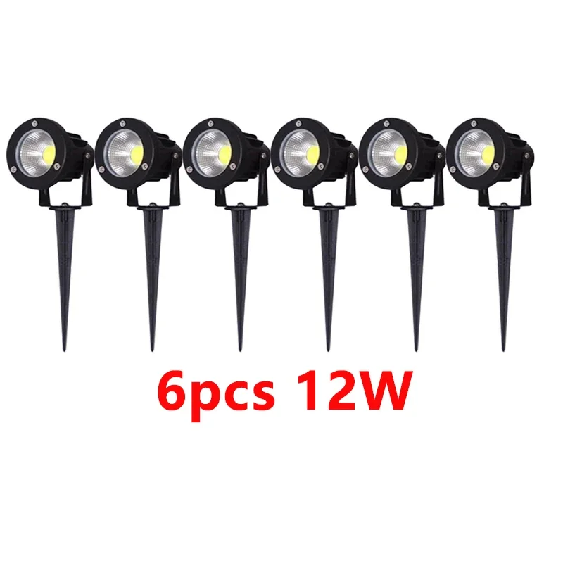 12W Spike 6PC,Blue