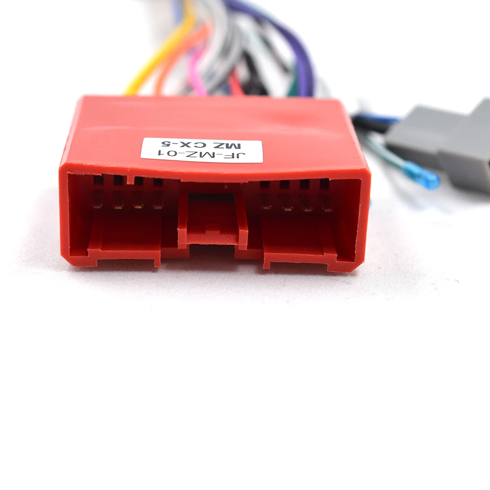 Câble Adaptateur Autoradio 16 Broches Pour Mazda - Compatible Mazda 6 (2014-2018), Atenza, CX-4, Mazda 2 - 18.5 Cm - 7