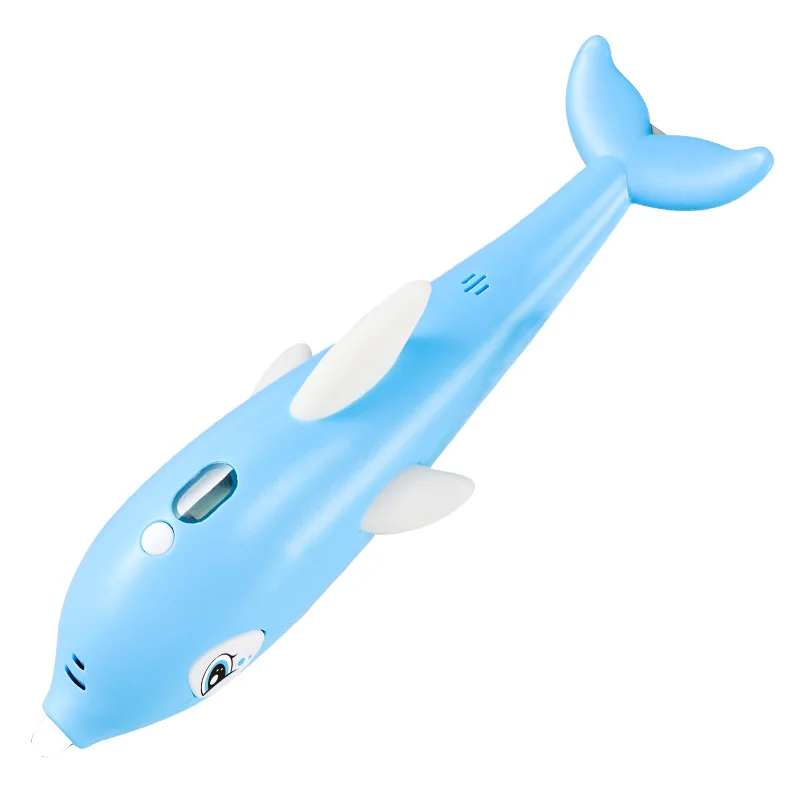Luxmoc Dolphin 3D Printing Pen Low Temperature Three-Dimensional Graffiti Painting Pen Models Toys 3D Drawing For Kids Gift