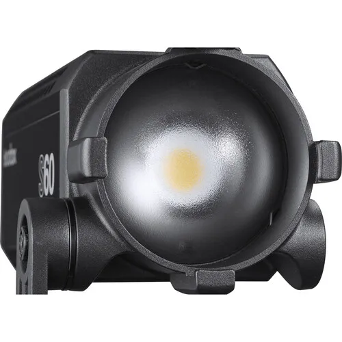Godox S60 S60Bi 포커싱 LED 비디오 연속 조명, CRI96 60W 77W 스포트라이트, 인터뷰 초상화 웨딩 사진