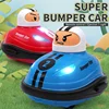 Kids 2.4G Super Battle Bumper Car Pop-up Doll Crash Bounce Ejection Light Children Mini Stunt Drift remote control Car Toy Gift 1