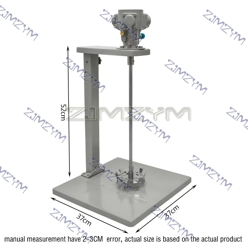 5 Gallons 20L Pneumatic Mixer Stirrer Lifting Blades Paint Air Mixing Agitator Stirring Rod Ink Painting Coating Mixing Machine
