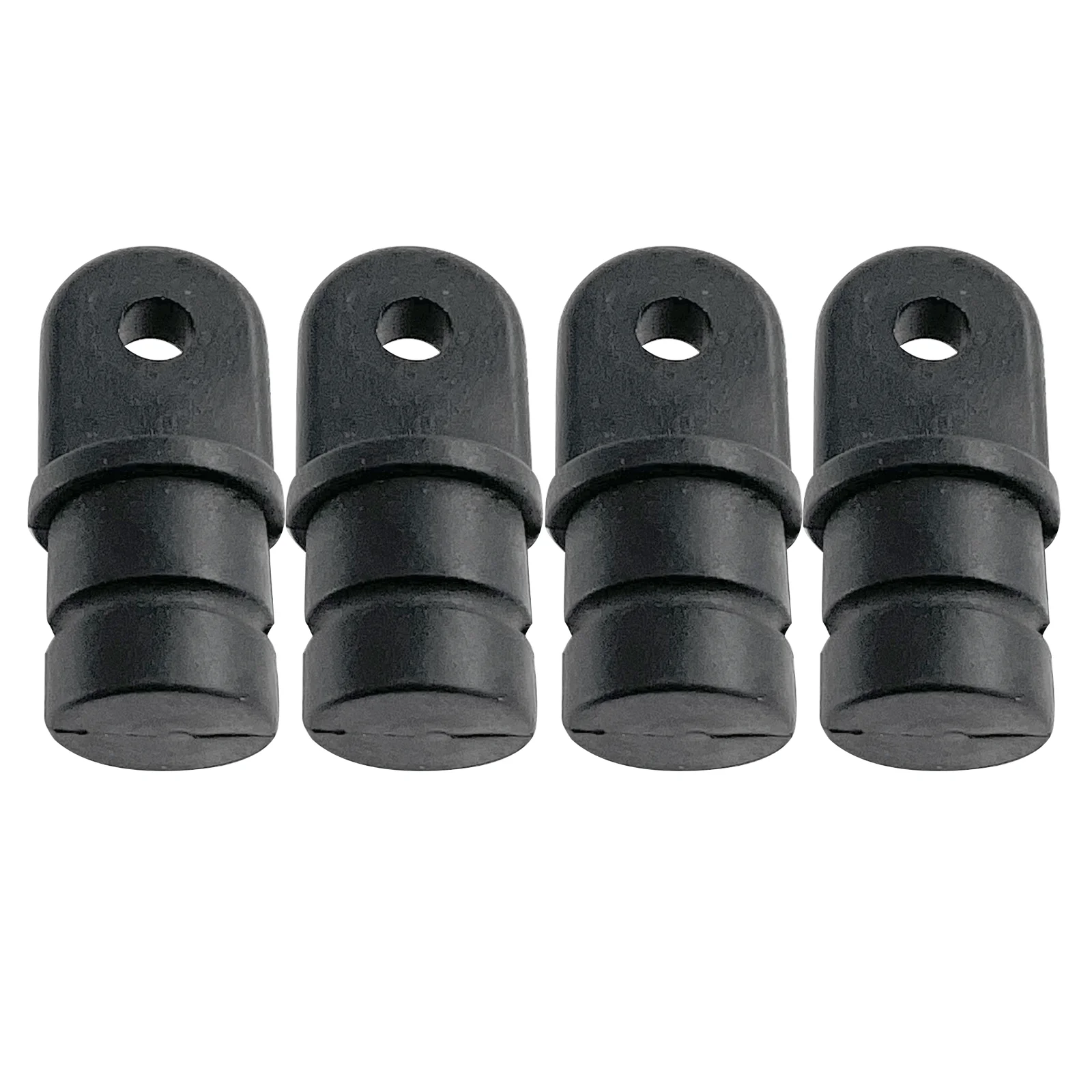 ISURE MARINE Bimini Top Черный Нейлоновый круглый внутренний наконечник для O.D. Трубка 7/8
