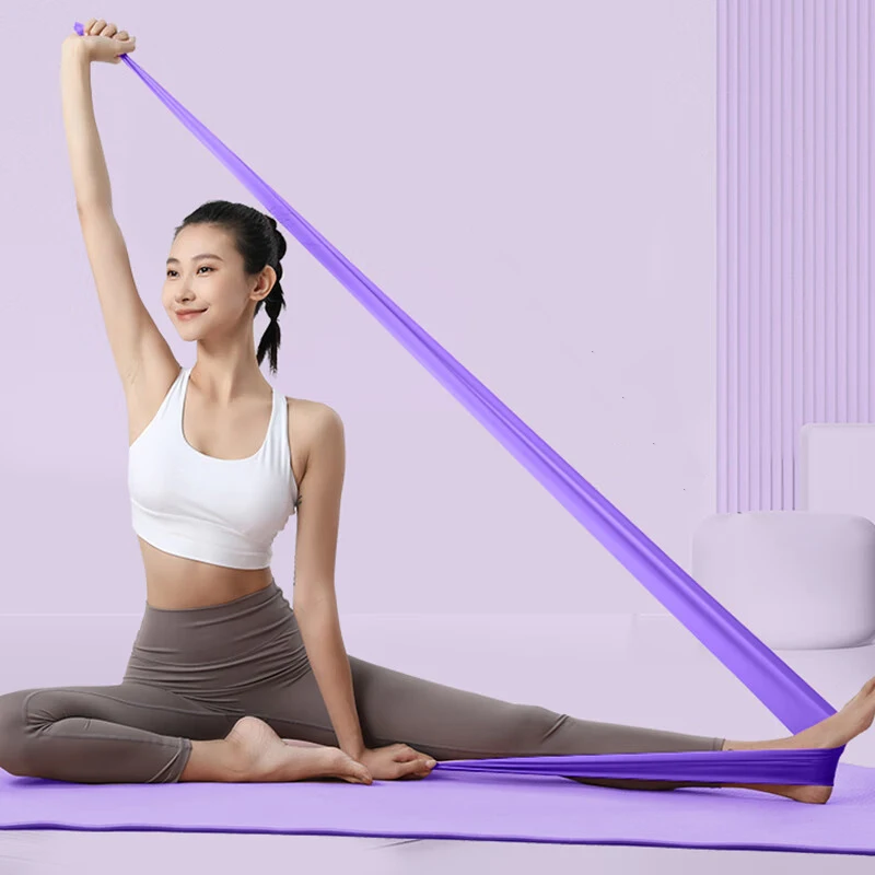 2pcs Li-Ning Women Yoga Resistance Band Strength Training Fitness Shoulder Opening Back Stretching Tension Rope AQTU403 AQTU405 fitness resistance band fitness accessories
