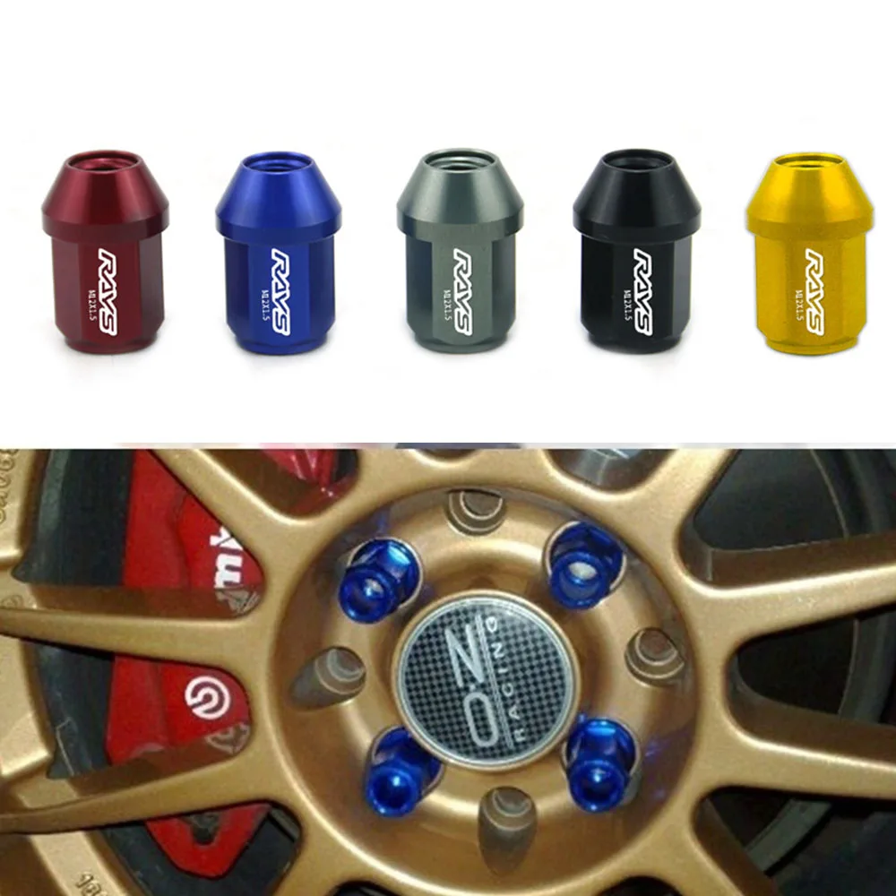 RAYS Wheel Lug Nuts JDM Car Racing Aluminium alloy Wheel Lug Nuts Screw