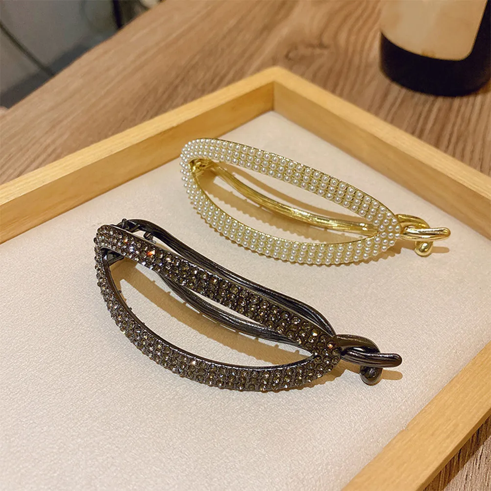 여성용 아크형 헤어 클로 클립, 패션 백 헤어 홀더, 엉킴 방지 스타일링 도구 (목욕, 메이크업, 세안, 파티, 행사용)