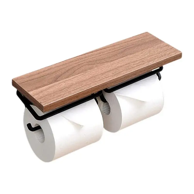 

Bathroom Toilet Paper Holder Towel Roll Dispenser Tissue Roll Holder With Phone Shelf Napkin Dispenser Tissue Hanger For Bath