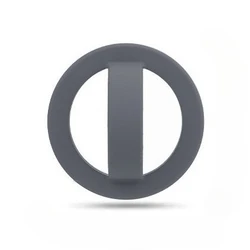 Enhanced Magnetic Silicone Phone Ring Holder - Universal Anti - Drop Grip Attachment (GRAY)
