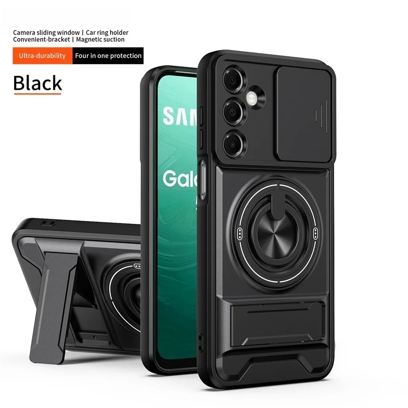 Ultimate Armor Magnetic Stand Case with Lens Protection and Ring Holder