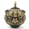 Chinese Style Animal Bell Necklace Pendant Good Luck Brass Bell Pendant Keychain Jewelry Handmade Vintage Keychain DIY Hanging 6