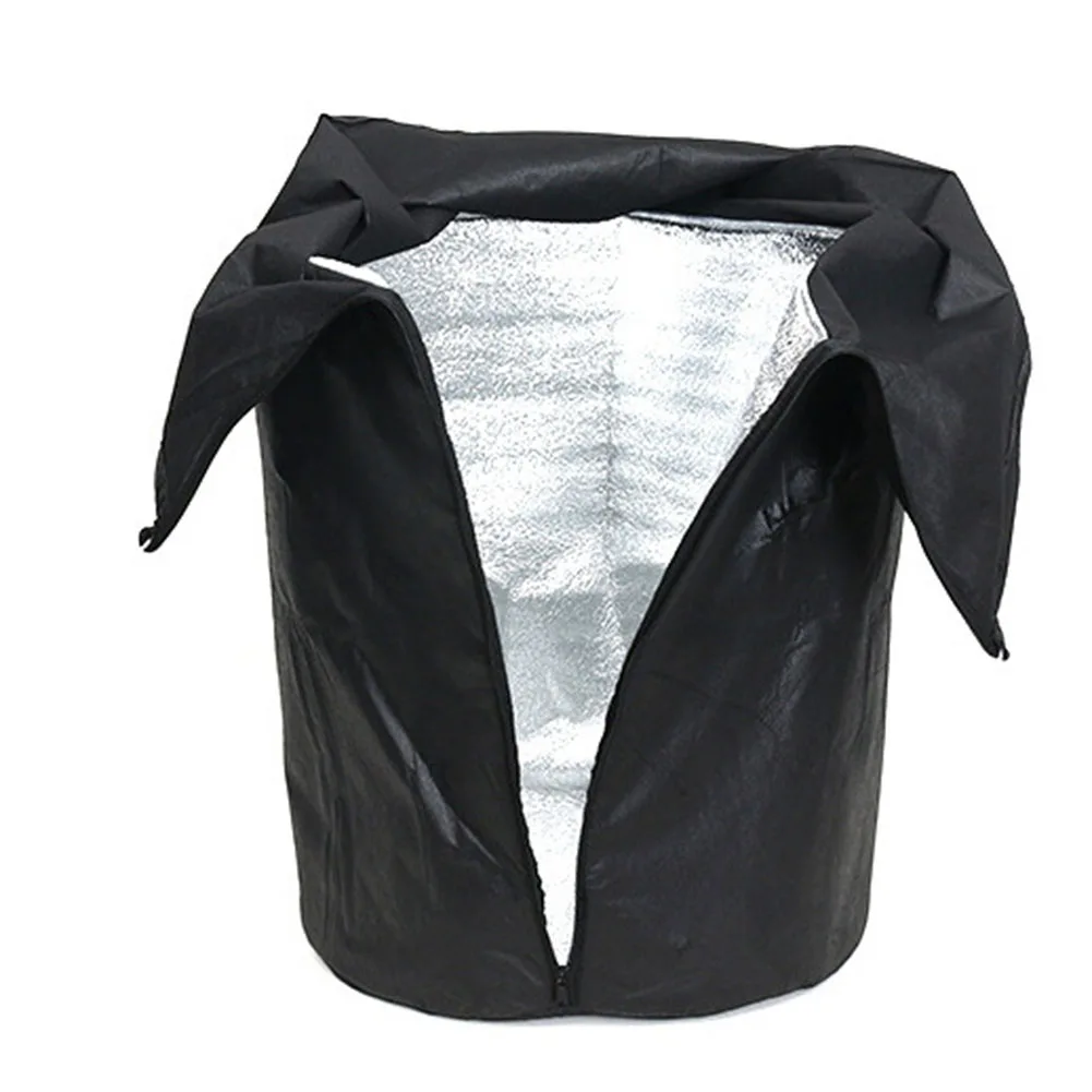 Winter Plant Protection Bag with Drawstring and Zip Breathable Non Woven Fabric Protects Plants from Frost 45 x 50cm