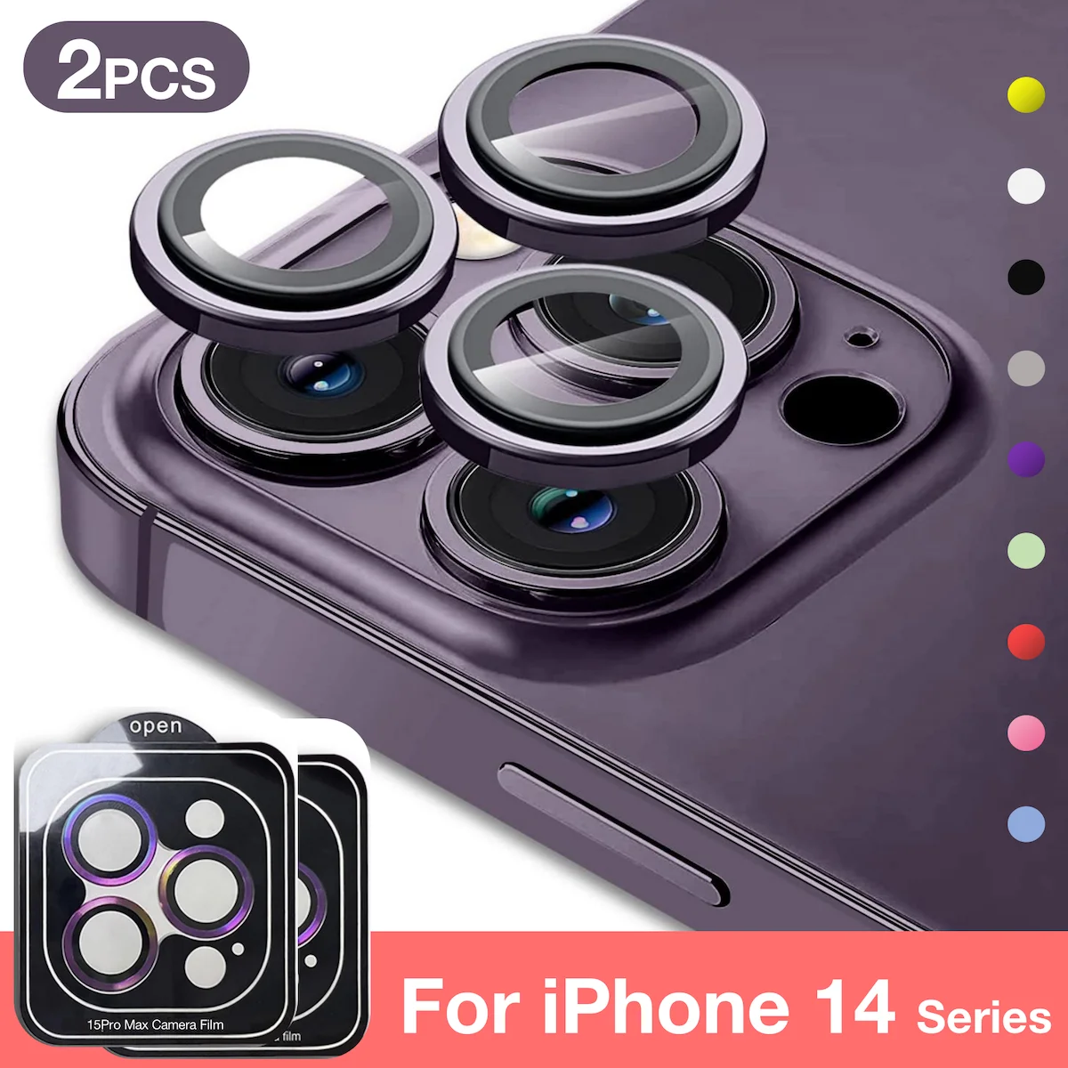 Per Iphone 15 Pro Max 14 Plus Stealth Camera Resist Protect Film Vedio Recording Scatta Una Foto Fotografia Resist Film