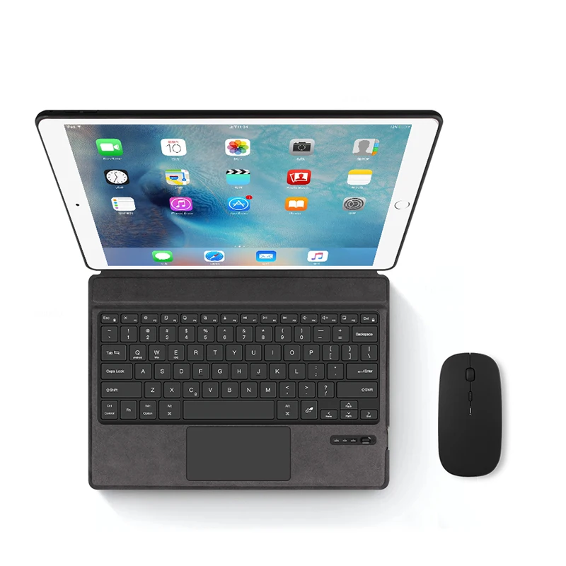Huwei Case Teclado Bluetooth para Ipad Pro 12.9 1ª 2ª Geração 2023 2023 Modelo Tablet Shell Protetora com Capa de Toque Case