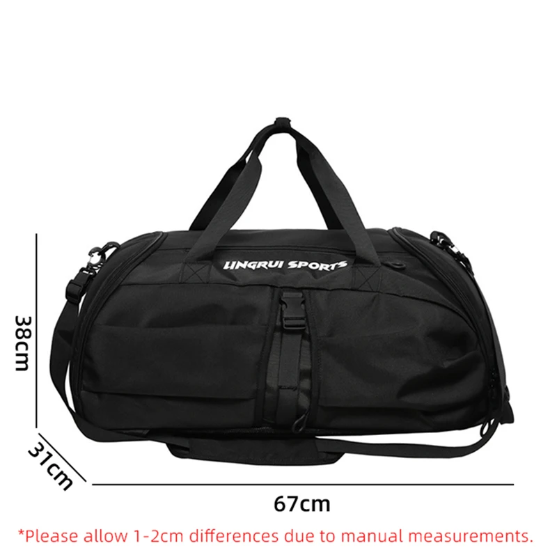 Gym Fitness Bag Large Men Women Sports Swimming Training Shoulder Pack Travel Duffel Handbag Business Crossbody Trip Backpack 6