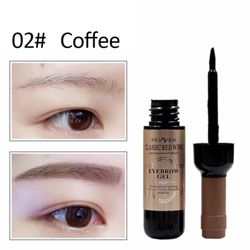 클래식 레드 와인 눈썹 염료 찢어짐 눈썹 젤 염색 틴트 그늘 눈썹 크림, 방수 지속 메이크업 화장품, 1 개 5